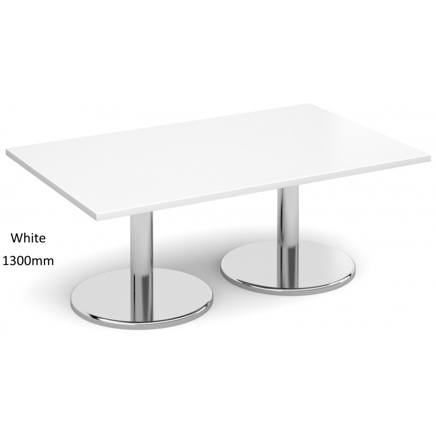 Reception Coffee Table – Chrome Base